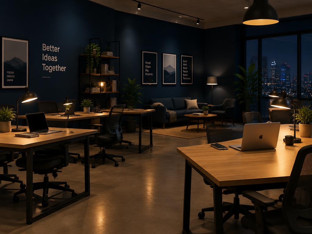 Coworking desks at Space Z